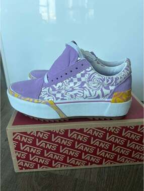 VANS old Skool Stacked Sneakers 'Wavy Daze' Brand New W Box Size 8
